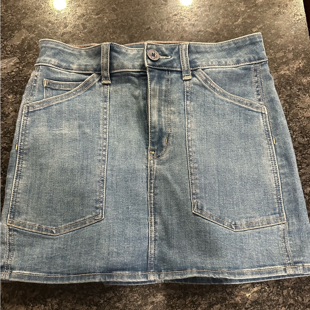 American Eagle Outfitters Blue Denim Mini Skirt